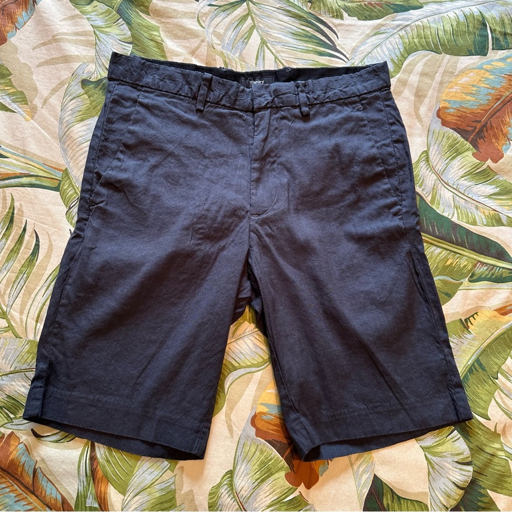 Men's Theory Charcoal Summer Shorts - 28